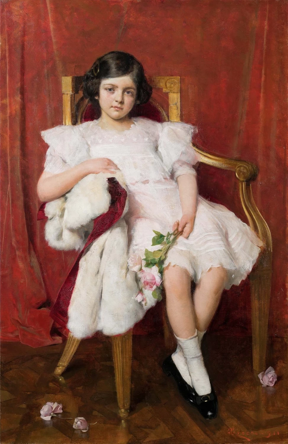 Ritratto di bambina con ermellino
